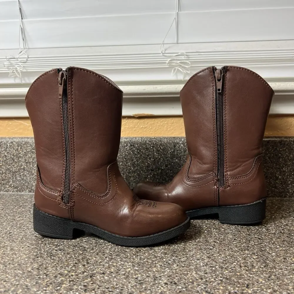 Disney Toy Story Woody Cowboy Boot Little Kid Toddler 10 Brown Western Synthetic